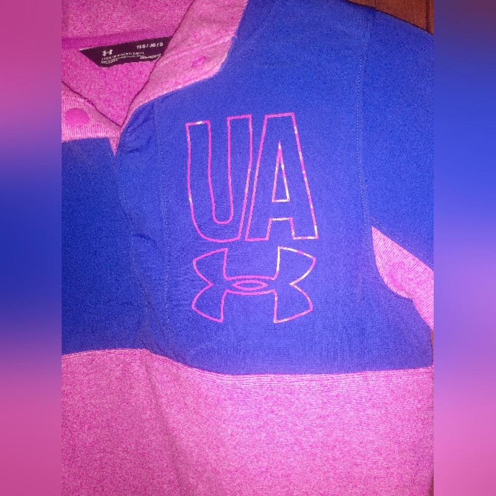 NWT Under Armour Coldgear Loose Pullover Jacket Youth Large - Picture 3 of 5